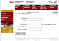 screen capture of the Add User menu
